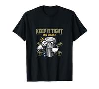 Pochoir Keep It Tight No Leaks Pipe Pun T-Shirt
