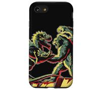 Pochoir King Kong Skull Island Vs Gaw MonsterVerse Mash Geek Coque pour iPhone SE (2020) / 7/8
