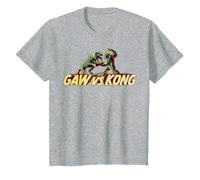 Pochoir King Kong Skull Island Vs Gaw MonsterVerse Mash Geek T-Shirt