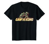 Pochoir King Kong Skull Island Vs Gaw MonsterVerse Mash Geek T-Shirt
