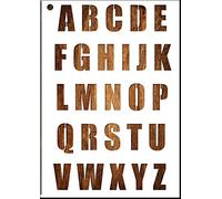 Pochoir Lettre A4 en plastique Mylar Alphabet Impact 40 mm