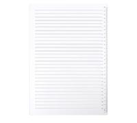 Pochoir ligne droite en plastique transparent de 2,4 cm - Pochoirs lignés pour dessin et lettrage - Règle d'écriture et de calligraphie pour cartes en papier (29 x 20 cm)
