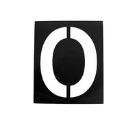 Pochoir magnétique hauteur 15cm Lettre O