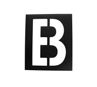 Pochoir magnétique hauteur 25cm Lettre B