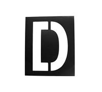 Pochoir magnétique hauteur 25cm Lettre D