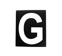 Pochoir magnétique hauteur 25cm Lettre G