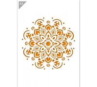Pochoir Mandala Format A3 Décoration Peinture Qbix