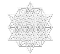 Pochoir Métatron Géométrie Sacrée 20,3 x 20,3 cm