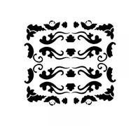 Pochoir - Motif Angelots - Repositionnable - 35 X 31 Cm - Peinture - Décoration