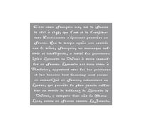 Pochoir motif écriture 30 x 30 cm