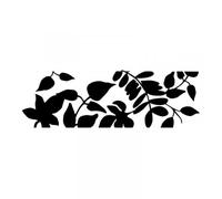 Pochoir - Motif Feuilles - Repositionnable - 35 X 15 Cm - Peinture - Décoration