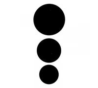 Pochoir - Motif Pois - Repositionnable - 35 X 15 Cm - Peinture - Décoration