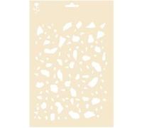 Graine créative – Pochoir motif Terrazzo – A4 Multicolore – G
