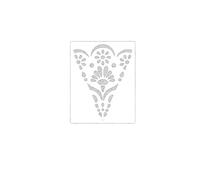 Pochoir mural, Pochoirs muraux Mandala multicolores, différentes tailles for peindre un décor de fleurs rondes(Color 7,L 33cmX45cm)