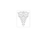 Pochoir mural, Pochoirs muraux Mandala multicolores, différentes tailles for peindre un décor de fleurs rondes(Color 5,L 33cmX45cm)