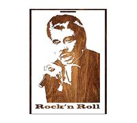 POCHOIR MYLAR 21 * 29.7cm Johnny Hallyday