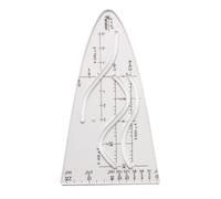 Pochoir parabolique Math Curves Template Parabola Règle Parabola parabolique pour étudiants Peinture Math Curves Pochoirs