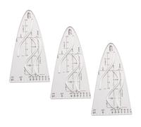 Pochoir parabolique pour étudiant, bureau, peinture, mathématiques, courbes, règle de paraboles, pochoirs mathématiques