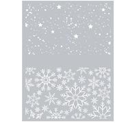 Pochoir pâte polymère Noël 11,4 x 15,3 cm