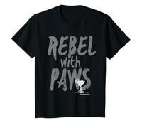 Pochoir Peanuts Rebel with Paws Snoopy Urban années 90 Street Art T-Shirt