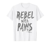 Pochoir Peanuts Rebel with Paws Snoopy Urban années 90 Street Art T-Shirt
