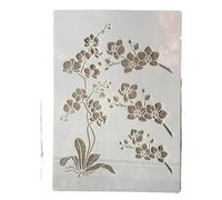 Pochoir Peinture Murale Pochoirs à superposer en forme de branche de fleur de prunier, format A4, 29 cm, for peinture murale, scrapbooking, décoration