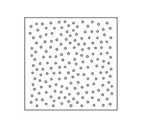 Pochoir - Petits Pois - 15 x 15 cm - 1 pce