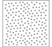 Artemio Pochoir 15X15 cm Petits Pois