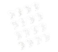 Pochoir portable pour peinture faciale en PET adapté pour le maquillage précis et les designs créatifs lors de fêtes, festivals, outil de pochoir artistique