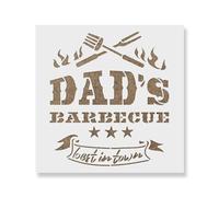 Pochoir pour barbecue Dads Best 20,3 x 20,3 cm