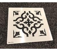 Pochoir pour carrelage Salamanca - 30 x 30 cm - Rénovation des carreaux, dalles de terrasse et tout autre revêtement de sol à l'aide de pochoirs, rentable