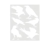 Pochoir Ravens, réutilisation, pour divers objets artisanaux