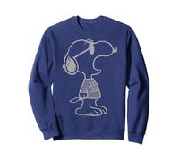 Pochoir rétro Snoopy Joe Cool 1990 Urban Street Art Graffiti Sweatshirt