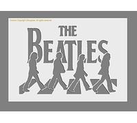 Pochoir réutilisable en Mylar « The Beatles Abbey Road » - Format A5/A4/A3 - 190 microns (format A5 210 x 145 mm)