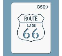 Pochoir route 66 - Taille XL feuille 388x499 mm