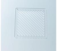 Pochoir Sashiko en acrylique, motif de broderie Sashiko, moule à point de courtepointe, petite aiguille à broder pour bricolage manuel (lignes obliques)