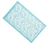 Pochoir Sérigraphie Lapin pour Pâte Polymère, Motif Animal Bleu