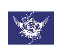 Pochoir Spécial Textile A4 Heavy Wings + Raclette