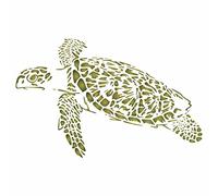 Pochoir tortue de mer, 25,4 x 16,5 cm (M) - Pochoirs pour peinture
