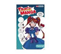 Pochoir Trace Manga pour apprendre à tracer des personnages Manga ''Magical Girl''