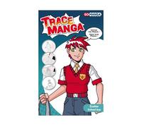 Pochoir Trace Manga pour apprendre à tracer facilement des personnages Manga ''Ecolier''