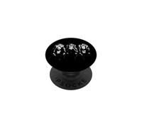 Pochoir Trois singes de la Sagesse - Voyez Parler sans Mal PopSockets PopGrip Adhésif