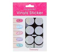 Pochoir vinyl fleur pour ongles