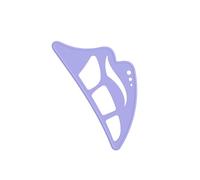 Pochoirs 5 en 1 en silicone pour sourcils, vers à soie, ligne de lèvre, outil d'aide pour fard à paupières, tampon de protection