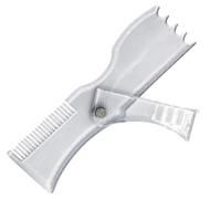 Pochoirs à Barbe avec Peigne et Règle pour Bouc, Favoris, Décolleté, Moustache | Outil de Coiffure de Barbe | Pochoir de Contour de Barbe | Modèle de Ligne de Barbe Rotatif