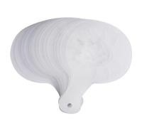 Pochoirs à café en plastique 16 pièces de haute qualité non toxique durable Cappuccino Latte Art outils de moule pour les amateurs de café Baristas 8,6 x 13,2 cm