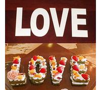 Pochoirs à gâteau moules lettre amour modèle de coupe remplissages décoratifs gâteaux en couches outils de cuisson pour bricolage anniversaire anniversaire mariage