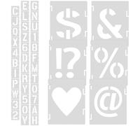 Pochoirs à Peindre Lettres Anglaises Réutilisables en PET pour | Surface Lisse sans Bavures, Facile à Essuyer, pour Scrapbooking et Carnets, sur Tissu ou Carton