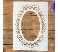 Pochoirs à peindre sur bois - 29 x 21 cm - Format A4 - Motif irrégulier - Réutilisable - Pochoirs de peinture pour travaux manuels sur bois - Toile murale - Décoration de la maison - Style F