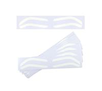 Pochoirs à sourcils, autocollants de sourcils - Kit de pochoir pour femmes pour femmes | 50 paires Modèles auxiliaires, autocollants d'aérographe professionnels Guide de cartographie de mise en forme